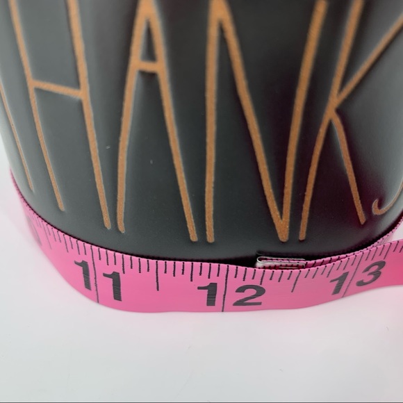 Rae Dunn ‘GIVE THANKS’ Black with Orange Mug - Picture 15 of 16